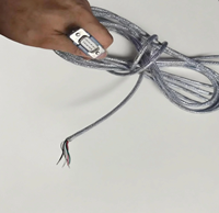 Câble DB9 blindé anti-rongeur Tongtai 20M à 9 broches, fil durable résistant aux rongeurs pour connexion de capteur de cellule de charge, Plug & Play