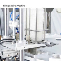 Machine de scellage automatique rotative pneumatique T&D pour capsules K-Cup et Nespresso, applications boissons, eau pure, papier