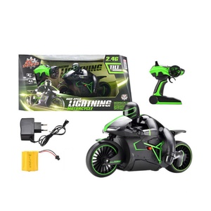 Moto électrique pour enfants en plastique haute vitesse 2.4G, petite moto télécommandée rechargeable avec câble USB - Utilisation intérieure/extérieure - Product Image 6