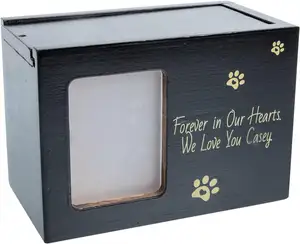 Pet Funeral Box Tiny Cremation Wood Pet Ash Casket Cat Memorial Keepsake Cremation Urns Pet Urn Mini Funeral Supplies Wooden