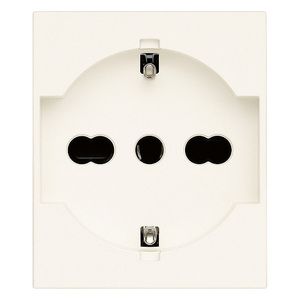 2P+T 16A <b>Universal</b> White <b>Socket</b> 5.2x4.3x5.6cm Wall Outlet Plug <b>Socket</b> - Product Image 1