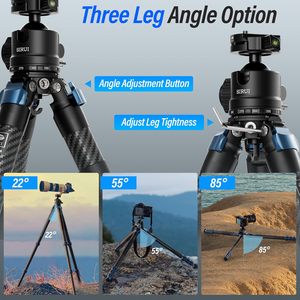 <span class=keywords><strong>Sirui</strong></span> AM-324 máy ảnh chuyên nghiệp chân máy với AM-40 trọng lực thấp Bóng đầu, 60.4 sợi carbon nhiệm vụ nặng nề chân máy cho Mirrorless - Product Image 6