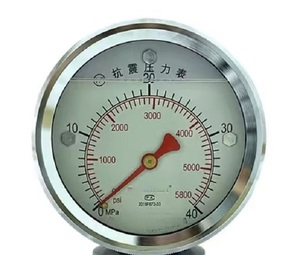 Manómetro de Presión Antivibración de Alta Resistencia YK-100 de Calidad Premium para Perforación Petrolera y Cementación de Pozos - Product Image 1