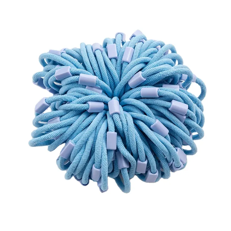 Accessori per ragazze fascette per capelli Scrunchie spesse per bambini fascette elastiche per capelli con elastico in corda per bambini fibbia per cintura