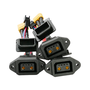 Câble d'alimentation personnalisé <span class=keywords><strong>2</strong></span>+4 Femelle XT60U Mâle en cuivre plaqué or PVC SM3P <span class=keywords><strong>2</strong></span>*0.3mm 250V pour connexion de batterie de vélo électrique - Product Image 2