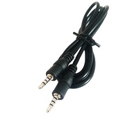 Cable de audio coaxial con conector de 2,5mm Conector estándar macho a macho para proyector de monitor de micrófono de altavoz