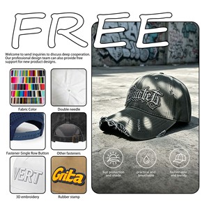 Custom Embroidery Logo Sporty Breathable <b>Waterproof</b> Nylon Quick Drying Mesh Baseball <b>Cap</b> with Gold Copper Buckle Unisex - Product Image 2