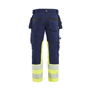 BLAKLADER - 113011498933C56 Pantalones de alta visibilidad Stretch Azul marino/amarillo-EAN 7330509949252 ROPA DE TRABAJO DE LA HI-VIS - Product Image 2