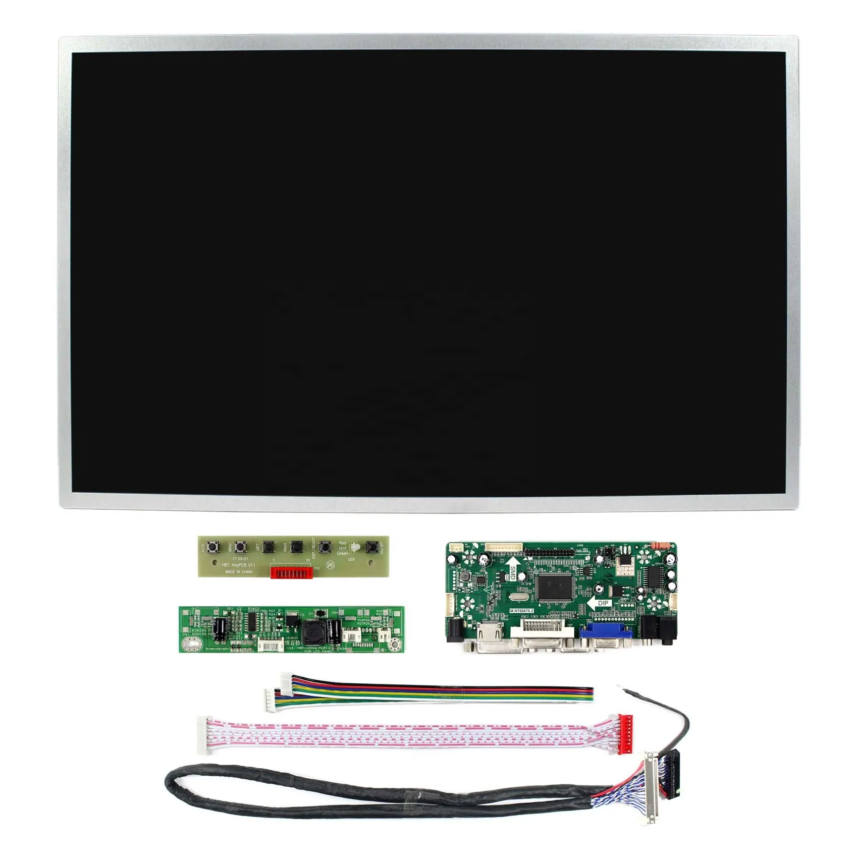 Hd Mi Vga Dvi Controller Board M.NT68676 19Inch M190CGE Ccfl 1440X900 Lcd-scherm Lcd Tvs Transparant Lcd-scherm