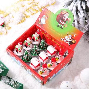 DAMAI <b>Boxed</b> Figure Tealight Multiple Xmas Design Mini Fragrance Candle for Home Xmas <b>Party</b> Decoration Christmas Scented Candle - Product Image 2