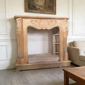 เตาผิงหินอ่อนฝรั่งเศสธรรมชาติ งานฝีมือคุณภาพสูง สไตล์โมเดิร์น สำหรับตกแต่งภายใน - Product Image 5