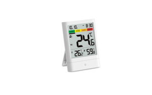 Binnen Digitaal Weerstation Met Grote Lcd-Display Temperatuur Vochtigheid <span class=keywords><strong>Meter</strong></span> <span class=keywords><strong>Meter</strong></span> En Slimme Somatosensorische Alarm - Product Image 5