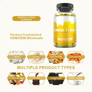Gummies Omega <span class=keywords><strong>3</strong></span> DHA à 60 unités, haute pureté, les plus vendues, personnalisables en usine, en gros, sous marque privée, pour complément alimentaire adulte - Product Image 3