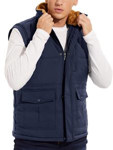 سترات شتوية دافئة مضادة للماء ، سترة رجالية بلا أكمام ، سترات غير رسمية ، سترة خارجية ، سترة للرجال - Product Image 4