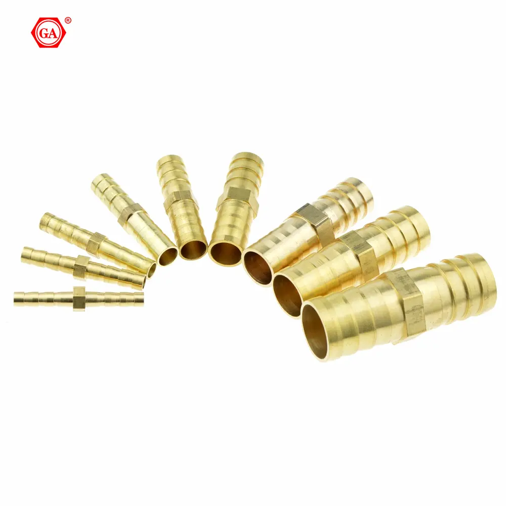 Đồng ống thẳng ống nối ống nối cho ống 4mm 6mm 8mm 10mm 12mm 14mm 19mm