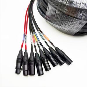 Câble multipaire <span class=keywords><strong>XLR</strong></span> multicolore 8 canaux, boîtier de scène 6 entrées 2 sorties, câble audio multipaire <span class=keywords><strong>XLR</strong></span> pour scène - Product Image 4