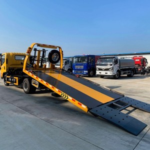 FAW J6F 4x2 <b>Flatbed</b> Tow <b>Truck</b> 5t Slidebed Wrecker 5 Ton Rollback Recovery <b>Truck</b> with Underlift - Product Image 5