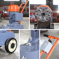 Nouvelle ponceuse industrielle à grande vitesse ZUJI SM300 pour terrazzo, 4KW, 300mm, semi-automatique, robuste, pour le polissage des sols en béton