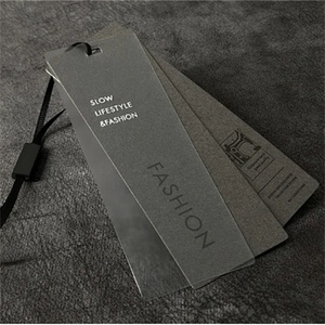 Thân Thiện Với Môi Treo Thẻ Lụa Màn Hình In Ấn Thời Trang Thương Hiệu Thẻ Tùy Chỉnh Chất Lượng Cao Quần Áo Thẻ - Product Image 5