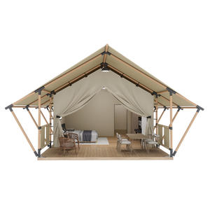 Lona resistente Warm Safari <span class=keywords><strong>Tent</strong></span> Glamping Hotel para pareja y familia - Product Image 5