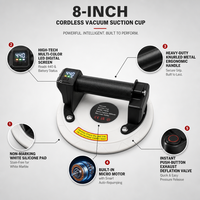 Ventouse de levage numérique sans fil OEM de 8 pouces (200 mm) avec écran de pression et batterie pour carreaux de granit – Vente en gros