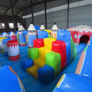 <span class=keywords><strong>Castillo</strong></span> inflable en forma de lápiz personalizado | 2025 Novel Kids Outdoor Jumping Facility para alquiler de parques de atracciones - Product Image 5