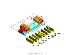 Système d'étau modulaire CNC par <span class=keywords><strong>Gerardi</strong></span>, 3x300mm multi-axes réglables pour le maintien de précision - Product Image 2