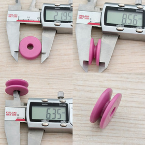 U/V-образные рифленые проволочные колеса, керамические направляющие тросовые шкивы, роликовые вращающиеся колеса для текстильных машин - Product Image 4