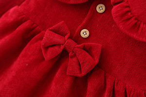Nouvelle robe décontractée pour bébé fille de 1 an, design mignon pour l'automne, à prix avantageux - Product Image 6