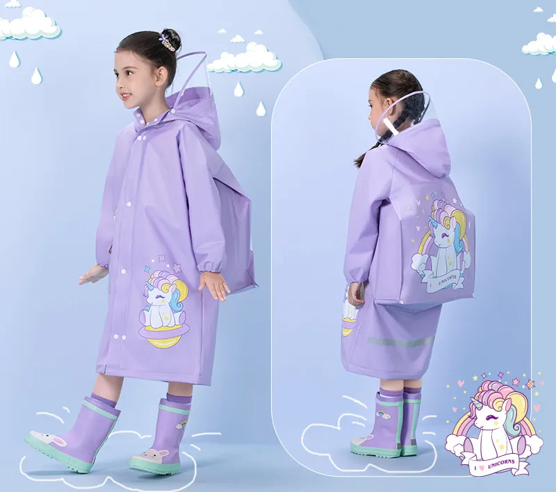 Manteaux de pluie pour enfants bottes de pluie imperméables vêtements d'école pour enfants pour la pluie enfants imperméables