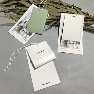 Customizable Half-Fold Soft Plastic Clothing <strong>Tags</strong> Eco-Friendly Personalized Luggage and Shoe/Hat <strong>Tags</strong> for <strong>Garments</strong> - Product Image 4