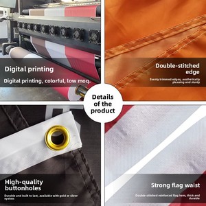 Banderas de Escritorio Personalizadas de Países, Tejidas en Poliéster con Asta de Acero Inoxidable, Impresión Digital, Tamaño Pequeño para Escritorio/Oficina - Product Image 6