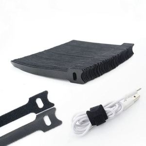 Sangles de fixation de qualité, attaches Velcro 100% nylon, attaches Velcro à crochets et boucles, attaches pour câbles de données, sangles de fixation personnalisées Velcro - Product Image 2