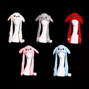 Của phụ nữ sang trọng mờ phim hoạt hình LED Mũ mùa đông với di chuyển tai thỏ & Phát sáng Bunny 100% polyester giả Fox Lông Đồ chơi sử dụng - Product Image 5