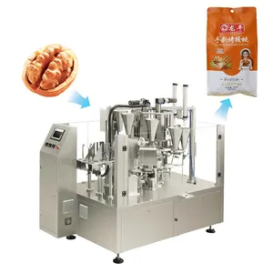 Automatische Cashewnoten Zakje Verpakkingsmachine Walnoot Gedroogd Fruit Stand-Up Rits Zak Verpakkingsmachine