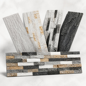 Pannello <span class=keywords><strong>in</strong></span> Marmo Naturale 15x60cm, <span class=keywords><strong>Rivestimento</strong></span> <span class=keywords><strong>in</strong></span> <span class=keywords><strong>Pietra</strong></span> 3D a Faccia Spaccata per Pareti Interne ed Esterne, Caminetti - Product Image 1