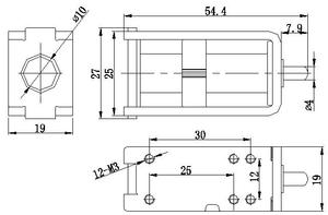 <span class=keywords><strong>24V</strong></span> 2A 48Wスピニングマシン<span class=keywords><strong>24V</strong></span> 2A 48W電磁石ミニチュアアクチュエータソレノイド繊維機械ソレノイド付属品 - Product Image 6