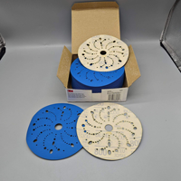 Disque de ponçage à sec multi-trous Hookit bleu 3M Original 36181 321U 325U 6 pouces P80-P800 avec dos auto-agrippant pour automobiles et travail du bois
