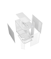 AntarcChill New Custom White Micro ATX Computer Cases Towers RGB Gamer PC Cabinet Chassis Desktop Casing Gaming PC Case