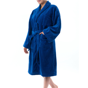 Peignoir en velours de taille personnalisée Star Hotel de bonne qualité fabriqué en Chine - Product Image 5