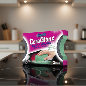 Esponja de Cerámica para Vidrio Abrazo CeraGlanz, Paquete de 2, para Estufas - Product Image 1