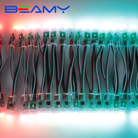 Guirlande lumineuse de Noël extérieure permanente RGBIC 5V toutes saisons IP68 avec télécommande rechargeable RGB pour utilisation intérieure/extérieure