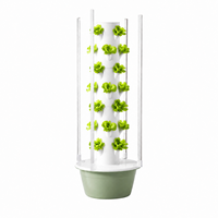 Tour hydroponique complète à LED pour culture verticale à 7 niveaux avec système de pompe submersible et kit de minuterie