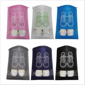 Bolsa de Viaje para Zapatos con Cordón, de Tela No Tejida, Ecológica, Antipolvo, con Logotipo Personalizado - Product Image 4