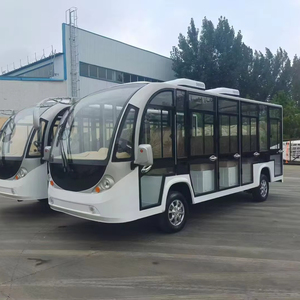 Bus électrique de tourisme de style moderne en promotion, véhicule urbain classique avec porte, batterie au plomb-acide, 4 à 17 places, vitesse maximale de 60 km/h - Product Image 1