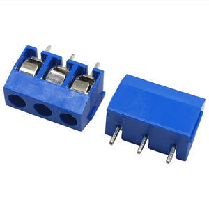 KF301 Blue Terminal <b>Block</b> 3P 5.08mm Pitch PCB <b>Mount</b> 300V 15A With 5P Connector Compatibility - Product Image 1