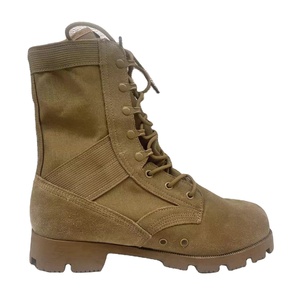 Bottes tactiques montantes TSB11 multi-terrains pour zones chaudes, en cuir pleine fleur de haute qualité, anti-perforation, avec trous respirants, idéales pour la jungle - Product Image 3