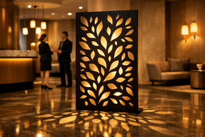 Panel Decorativo Personalizado con Logotipo de Marca, Diseño de Interiores de Hotel, Fabricado en Alemania, Lentiprint - Product Image 3