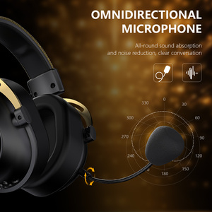 Không Dây Chơi Game Tai Nghe 7.1 Surround Âm Thanh Bt/2.4G/USB Ba Chế Độ 53Mm Điều Khiển Với Sạc Dock & Mic Cho PC/PS5 - Product Image 6