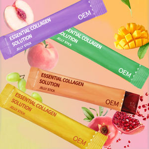 OEM Vegan Kolajen Jöle Çubukları 3000mg - Yeşil Üzüm Aromalı, Glutensiz ve Hayvanlar Üzerinde Test Edilmemiş, Cilt ve Eklem Desteği İçin - Product Image 4